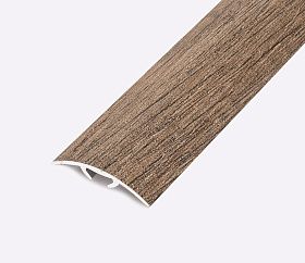 Порог (стык) Русский профиль  разноуровневый  ламинированный с дюб, 30*1800 мм, Дуб эстейт